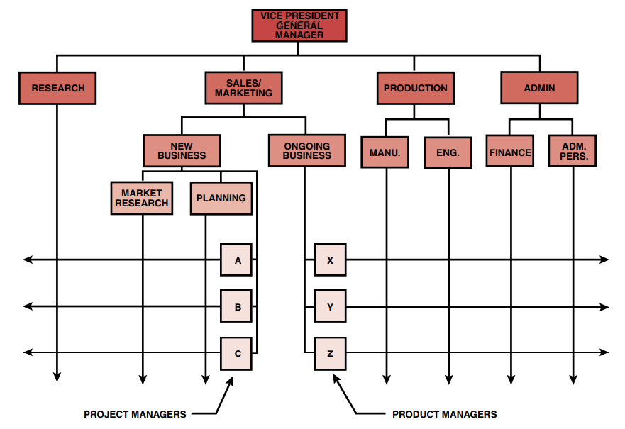 FIGURE 2–10. Organizational chart